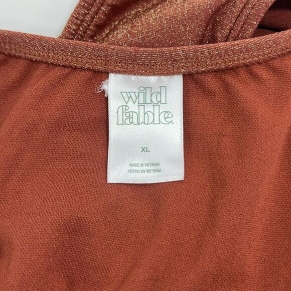 Wild Fable Bikini Bottom Beaded Side-Tie Cheeky & High Leg Women's Sz XL NWOT - Picture 5 of 6